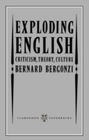 Exploding English Criticism, Theory, Culture