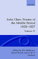 John Clare: Poems of the Middle Period, 1822-1837