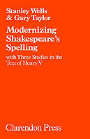 Modernizing Shakespeare's Spelling