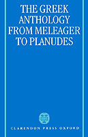 Greek Anthology from Meleager to Planudes