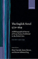 English Novel 1770-1829: Volume I, 1770-1799