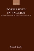 Possessives in English An Exploration in Cognitive Grammar