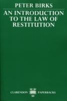 Introduction to the Law of Restitution