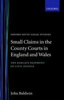 Small Claims in the County Courts in England and Wales