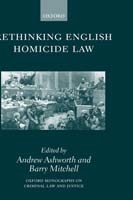 Rethinking English Homicide Law