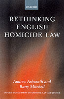 Rethinking English Homicide Law