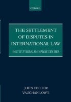 Settlement of Disputes in International Law