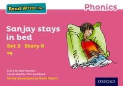 Read Write Inc. Phonics: Sanjay Stays in Bed (Pink Set 3 Storybook 6)