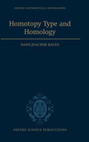 Homotopy Type and Homology