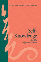 Self-Knowledge