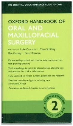 Oxford Handbook of Oral and Maxillofacial Surgery, 2nd ed.