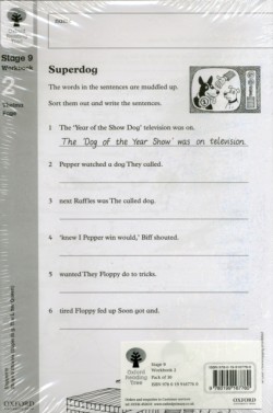 Oxford Reading Tree: Level 9: Workbooks: Workbook 2: Superdog and The Litter Queen (Pack of 30)