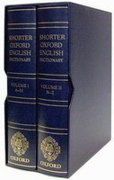 Shorter Oxford English Dictionary 6th Edition /leather Bound Ed./