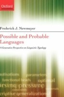 Possible and Probable Languages A Generative Perspective on Linguistic Typology