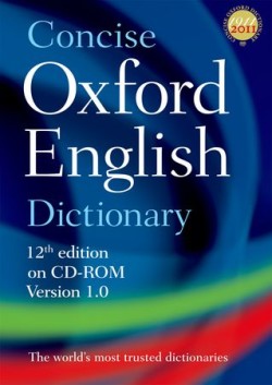 Concise Oxford English Dictionary 12th Edition on CD-Rom Version 1.0