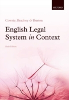 English Legal System in Context 6e