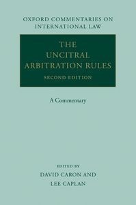 The UNCITRAL Arbitration Rules