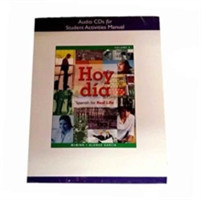 Audio CDs for Student Activities Manual for Hoy dia Spanish for real life, Volume 2