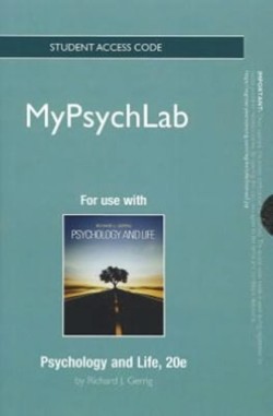 NEW MyLab Psychology  without Pearson eText -- Standalone Access Card -- for Psychology and Life