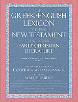 Greek-english Lexicon of New Testament