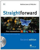 Straightforward Second Edition Pre-intermediate Workbook With Key