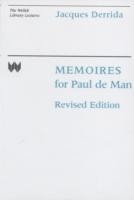 Memoires for Paul de Man