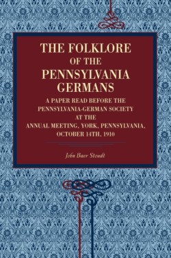 Folklore of the Pennsylvania Germans