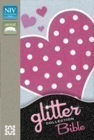 NIV, Glitter Bible Collection, Imitation Leather, Pink