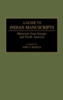 Guide to Indian Manuscripts