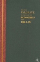 New Palgrave Dictionary of Economics and the Law Three Volume Set