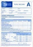 Diagnostic Reading Analysis Pupil Record Sheet A