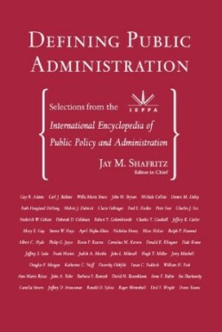 Defining Public Administration