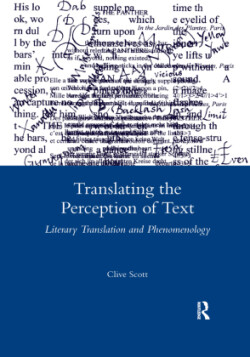Translating the Perception of Text Literary Translation and Phenomenology