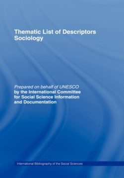 Thematic List of Descriptors - Sociology