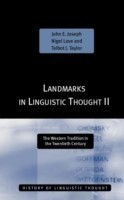 Landmarks in Linguistic Thought V2