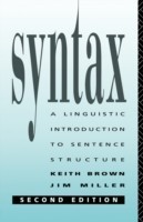 Syntax A Linguistic Introduction to Sentence Structure