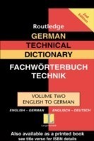 German Technical Dictionary (Volume 2)