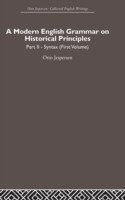 Modern English Grammar on Historical Principles Volume 2, Syntax (first volume)