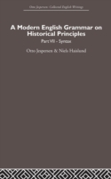Modern English Grammar on Historical Principles Volume 7. Syntax
