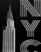 Iconic Chrysler Building New York City creative drawing journal