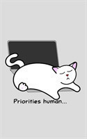 Catlover's Notebook - Blank Lined Pages - Priorities Human
