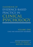 Handbook of Evidence-Based Practice in Clinical Psychology, Child and Adolescent Disorders