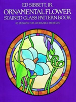 Ornamental Flower Stained Glass Pattern Book