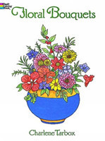 Floral Bouquets Coloring Book