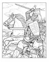 Kings and Queens of England Coloring Book