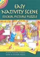 Easy Nativity Scene Sticker Picture Puzzle