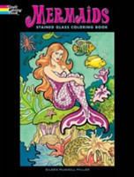 Mermaids Stained Glass Coloring Book