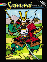 Samurai Stained Glass Coloring Book