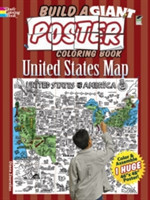 Build a Giant Poster Coloring Book--United States Map