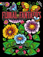 Floral Fantasies Stained Glass Coloring Book